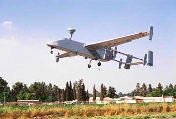 the biggest exporter of UAVs. On the photo Israeli medium-weight recconaissance drone Searcher Mk.