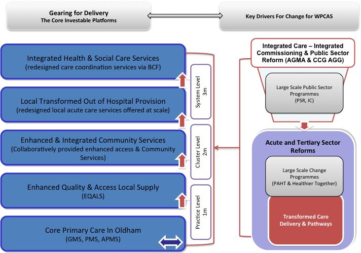 7 Multi-specialty community provider The proposed care delivery model to be provided through the MCP, is illustrated below.