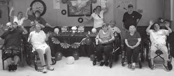 Gallatin Nursing and Rehabilitation, Warsaw Staff and residents celebrated life as a group, starting with a celebration of families, then occupation, religion, leisure time and life in the