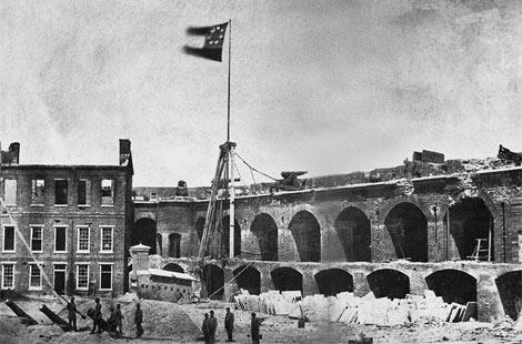 Fort Sumter Causes: Sumter still belongs to USA, South looks to take it because it s in their territory Course: Lincoln sends Provisions to the fort via the sea April 21, 1861: the South