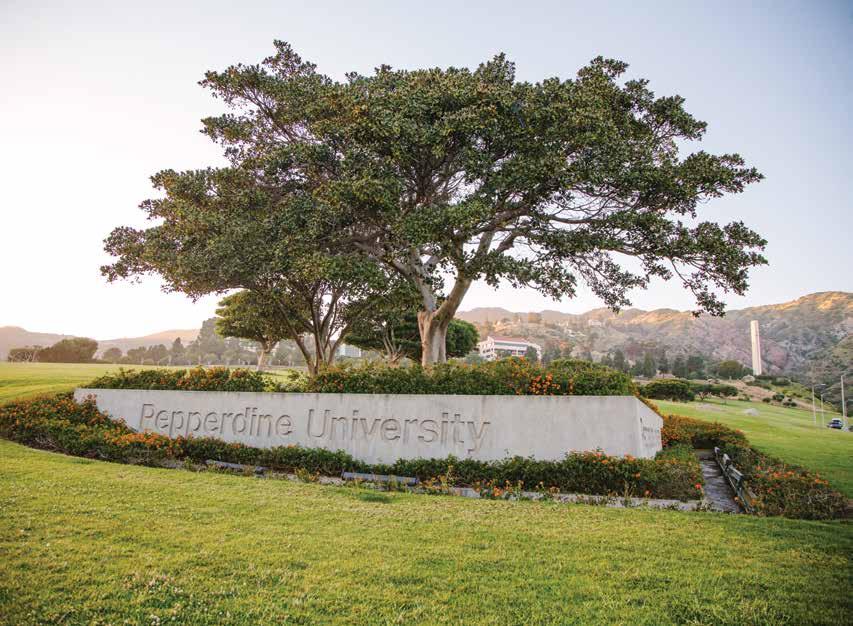 OUR MISSION Pepperdine is a Christian university committed to the highest standards of academic