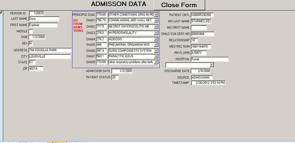 Admission Data Software Choices Utilized