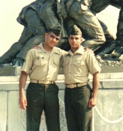 (Left) Here is the boot camp picture of young Sean Sr. looking like we all did on that faithful day back in 1986.