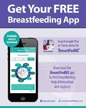 BreastFedNZ app provdes a quck, easy, convenent place for women and whanau to access accurate breastfeedng nformaton and help.