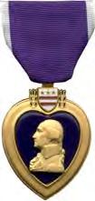 Army regulations specified the design of the medal as an enamel heart, purple in color and showing a relief profile of George Washington in Continental Army uniform within a quarter-inch bronze