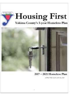 HOMELESS HOUSING AND ASSISTANCE PROGRAM FOR YAKIMA COUNTY Yakima Valley Conference of Governments Annual Report Issued September 2018 (Rev.