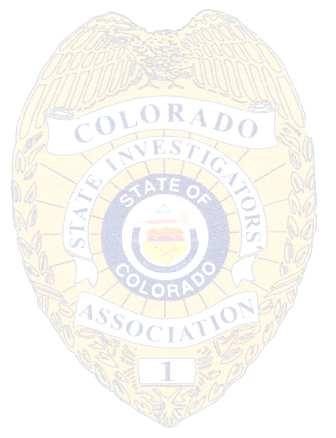 COLORADO STATE INVESTIGATORS ASSOCIATION Annual Training Conference Denver Police Protective Association Event Center October 18 & 19, 2016 WHO SHOULD ATTEND?