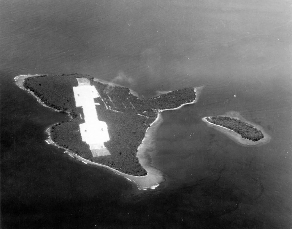 Photo: Airfield on Wakde, 1944 Japanese forces occupied Wakde Island in April 1942 and constructed an airstrip on the small island. On May 18, 1944, U.S.