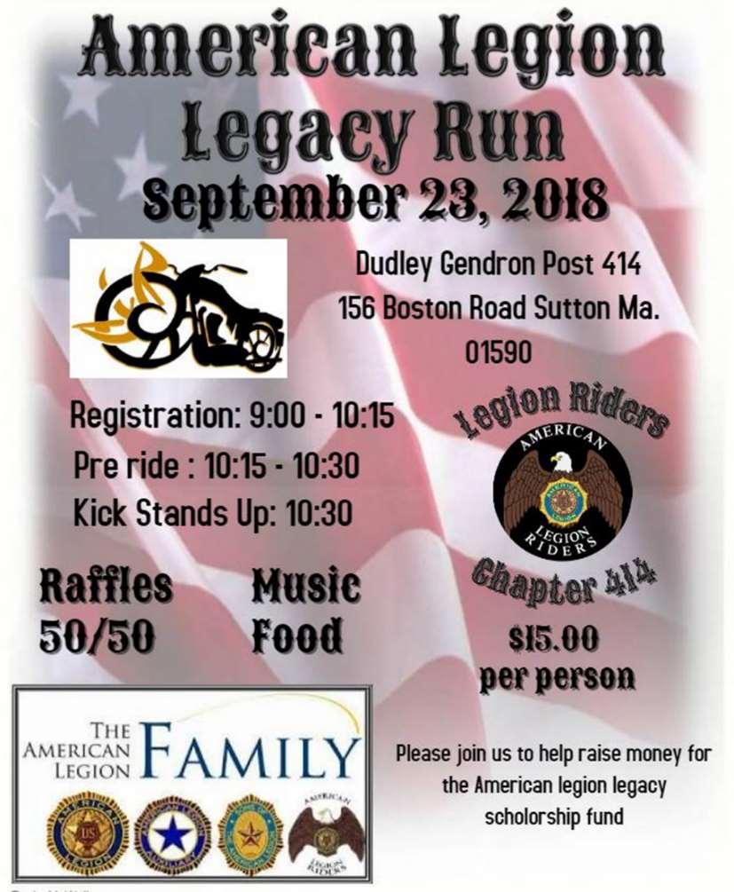 GOLF TOURNAMENT Webster/Dudley American Legion Post 184, 9 Houghton St., Webster, will host its 10th annual Roy Wheeler Golf Tournament to benefit the American Legion Scholarship Fund Sept.