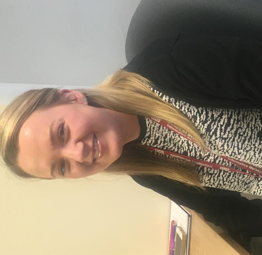 Real life story #2 9 Lucy Gormally Integration Coordinator NHS Informatics Merseyside Entry route Health Informatics Apprenticeship How I got into the role Everyone was very welcoming and friendly