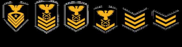 USNSCC Cadet Chevrons and Rating Badges