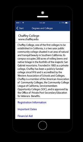 students identify nearby community colleges and explore