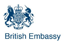The Consular Section of the British Embassy Beijing British Embassy Beijing 11 Guang Hua Lu, Jian Guo Men Wai, Beijing 100600 China Telephone (General enquiries only) +86 0(10) 5192 4000 Telephone