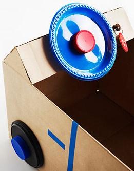 Children are invited to build their very own cardboard car for our Drive-In at the Library event.
