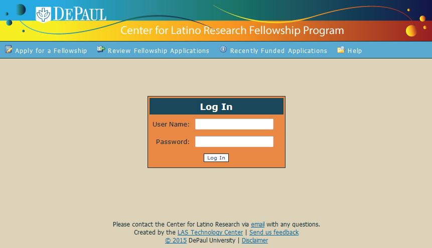 Applying for a CLR Fellowship The Center for Latino Research (CLR) provides research and learning opportunities to all fulltime, tenure-track, and tenured faculty at DePaul University, regardless of