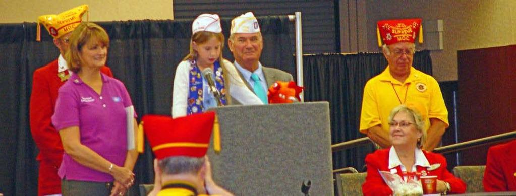 VFW National Home The Supreme Commander introduced the National Home Buddy Poppy Child Taylor Peek who told the Cooties about herself and how much the children of the home appreciated the funny