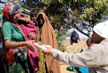 conducted the camp, ensuring reliability. A village worker notified families the day before the camp was held, ensuring that those in need of immunization would be aware of the camp.
