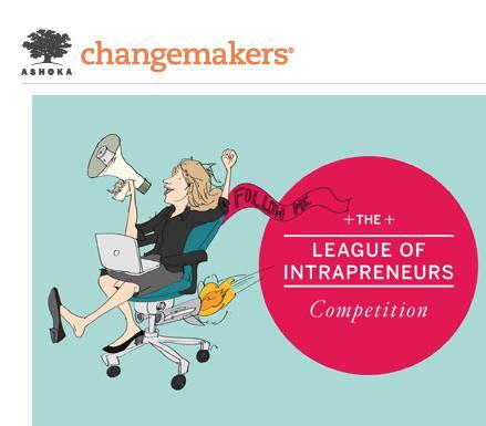 External Recognition In 2013, Thought For Food were selected finalist in the League of Intrapreneurs Competition sponsored by Ashoka and Ernst & Young Selected