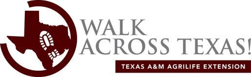 Thanks for your interest in Walk Across Texas! Walk Across Texas! is an eight-week walking program for teams of up to eight people. One member of the team needs to be the team captain.
