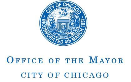 FOR IMMEDIATE RELEASE October 5, 2016 CONTACT: Mayor s Press Office 312.744.3334 press@cityofchicago.