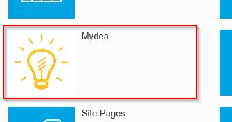 C. Installation Guide 1. After installation of the Add-in to the SharePoint Online tenant, call the Mydea Add-in from the site contents. 2.