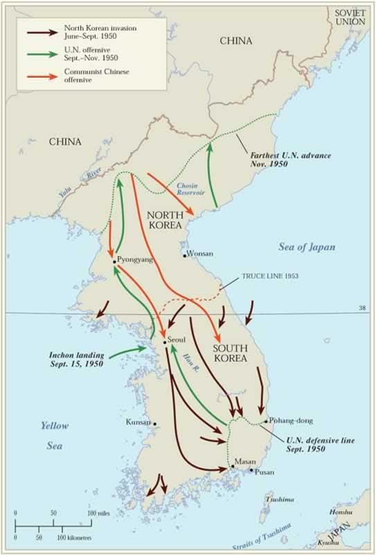 Korean Conflict During the Cold War, the United States was trying to prevent the spread of communism. In June 1950, North Korea invaded South Korea.