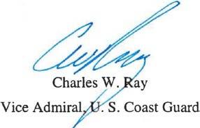 Letter from the Deputy Commandant for Operations Vice Admiral Charles W.