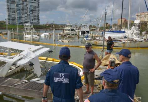 MARINE ENVIRONMENTAL PROTECTION RESPONSE ACTIVITIES The Coast Guard is the lead Federal agency for directing the removal and mitigation of oil and hazardous substances from spills and releases in the