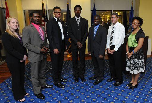 The Bowline Newsletter of The Tenacious Tidewater Chapter National Naval Officers Association 2012 scholarship recipients (l to r): Blair E. Cutting, Twymun K. Safford, Alston T. Cobb, Derrian W.