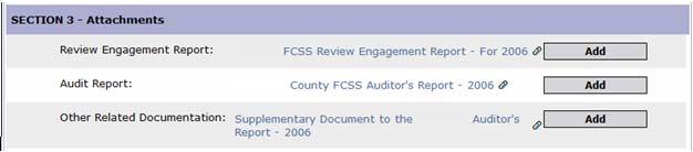 Normally only the FCSS Engagement Report or Auditor s Report is required (if the provincial grant exceeds $100,000).