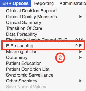 Verify the patient that is displayed is the patient you are intending to create and send a drug prescription for If not click the spyglass to search for the correct patient.