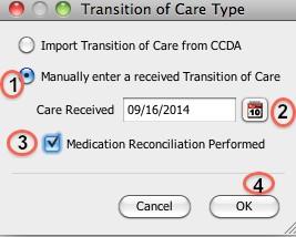 Check the Medication Reconciliation Performed Box if you have done this 4.