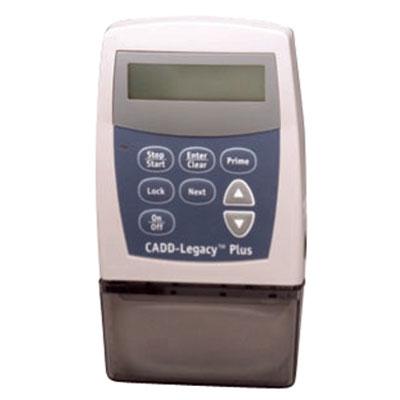 2. CADD Legacy pump This pump is usually worn in a small bag across the body. A nurse will show you how to draw up the medication into the pump and how to operate either pump.