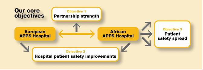 Introduction Spreading patient safety across the nation and region is essential to improving care for as many patients as possible in partnership countries both in Africa and Europe.