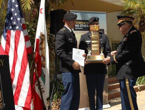 Certificates were presented to these cadets at the Cal Poly ROTC Award Ceremony on campus on June 7.