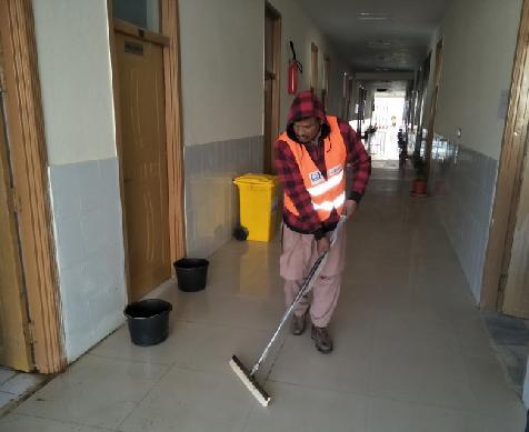 D. HOSPITAL CLEANLINESS Cleanliness of the