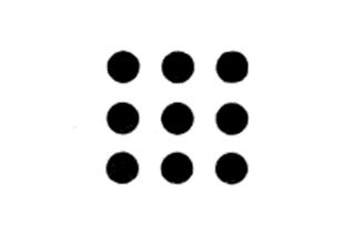 straight lines through the following nine dots? What is the value of your organization?