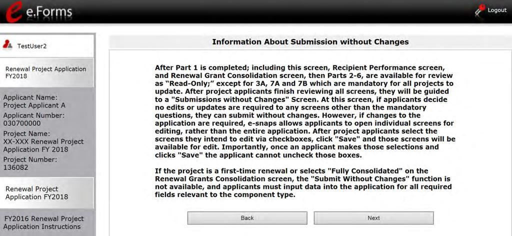 Information About Submission without Changes 1.