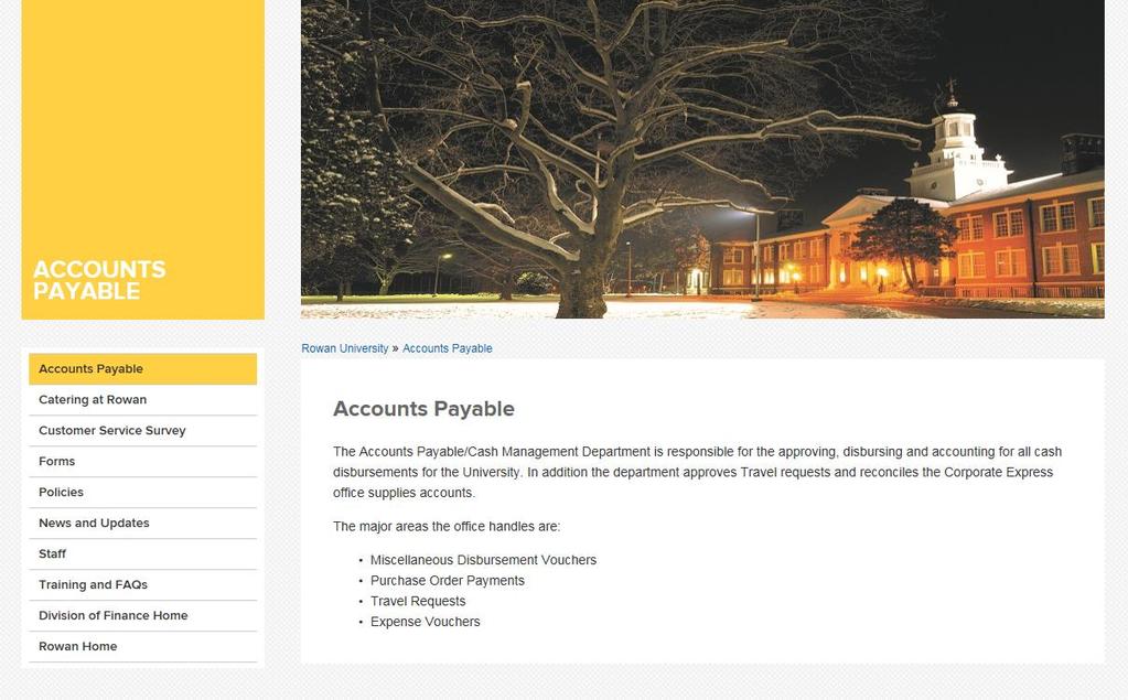 ACCOUNTS PAYABLE WHERE TO FIND