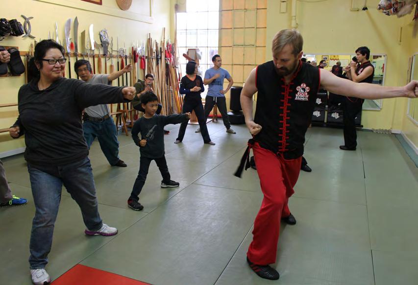 RECAP ON NEIGHBORHOOD EVENTS Discover Your District: Learning the Art of Kung Fu with Doc-Fai Wong Martial Arts Center Our office had a wonderful time learning the art of Kung Fu as part of our