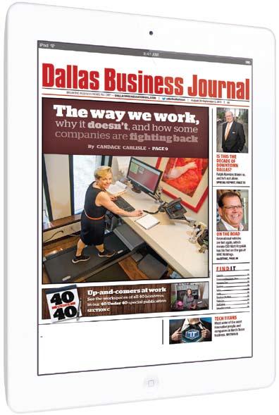 Business Journal Newsstand app.