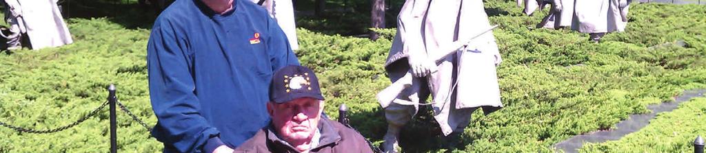 a visit to the Korean War Memorial made possible by assistance