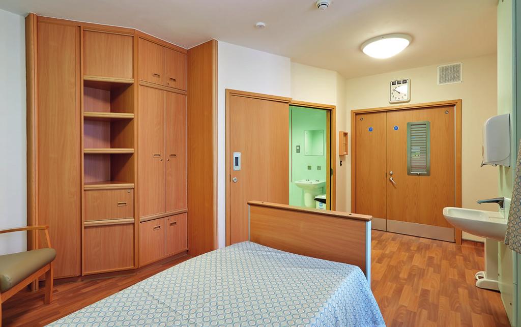 Pictures of a newly-designed inpatient ward Please note this is