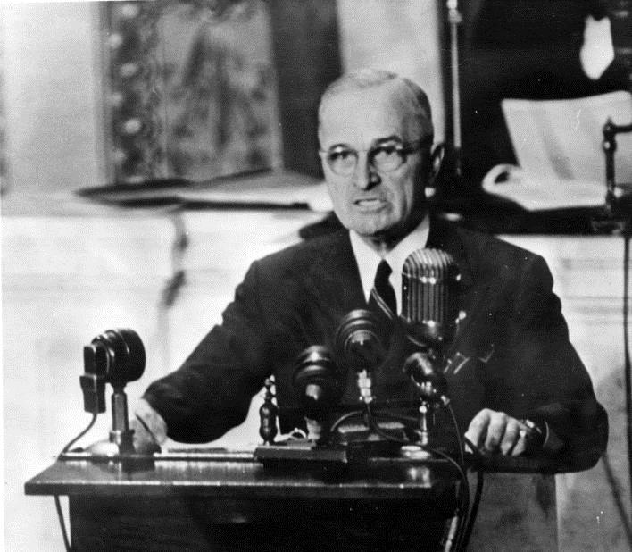 B. The Truman Doctrine Designed to contain communism Truman announced he would give economic aid to Greece and Turkey Truman Doctrine extended to