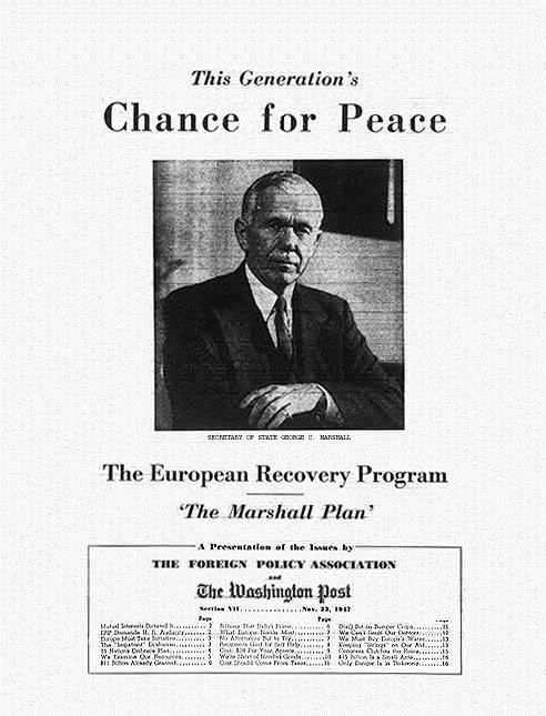 C. The Marshall Plan Western Europe struggled to revive after the war Millions in refugee camps