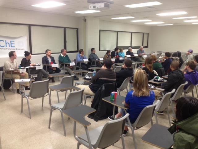 3 rd Annual AIChE Industry Panel Recap The Baton Rouge AIChE chapter, in cooperation with LSU AIChE members, hosted the third annual Industry Panel on March 5, 2015 in Tureaud Hall on the campus of
