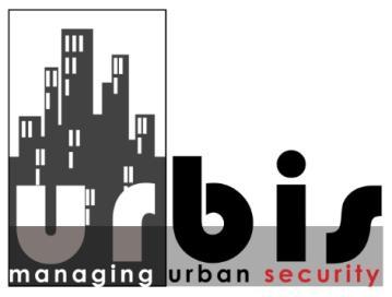 Aims of project URBIS Project URBIS: Urban Manager for Security, Safety and Crisis Management Project number: 518620-LLP-1-2011-1-IT-LEONARDO-LMP, Lifelong Learning Programme: Sub-programme Leonardo