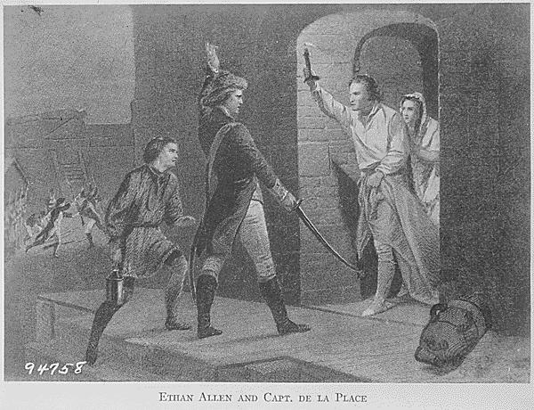 Battle of Fort Ticonderoga Ethan Allen demanded the surrender at Fort Ticonderoga