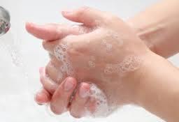 Hand hygiene in healthcare setting Handwashing with soap and running water must be done when hands are visibly soiled.
