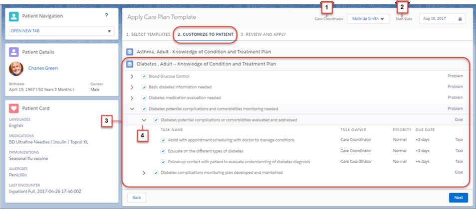 Care Plan Templates Help Simplify Patient Onboarding Apply Your Care Plan Template to Your Patient Once you ve selected the templates and removed the items that don t apply to your patient, review